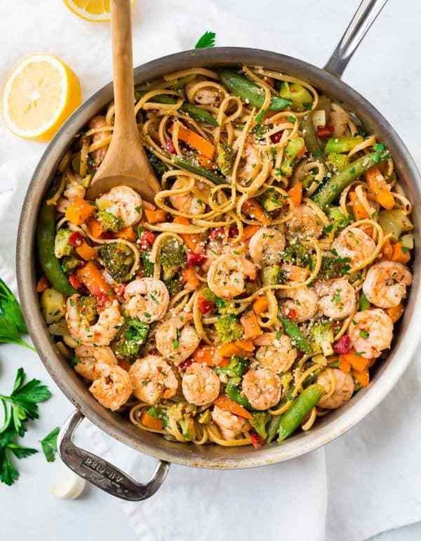 Garlic Shrimp Pasta