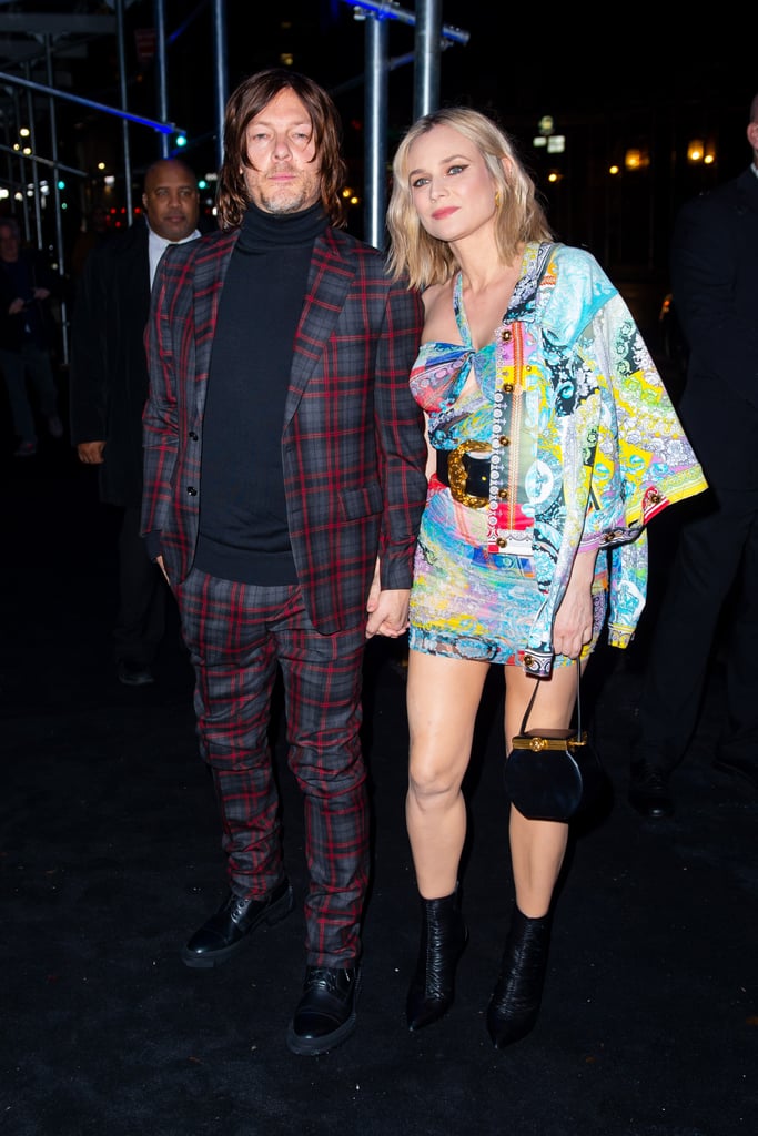 Diane Kruger and Norman Reedus at Versace Fashion Show 2018