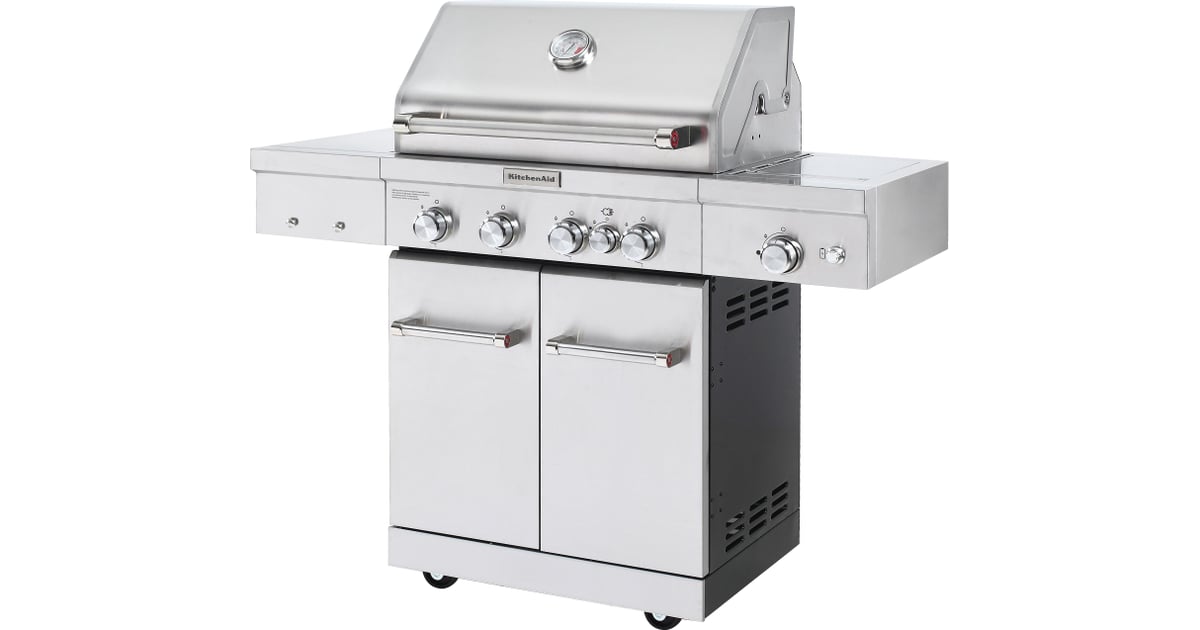 Kitchenaid 4 Burner Free Standing Liquid Propane 68000 BTU ...