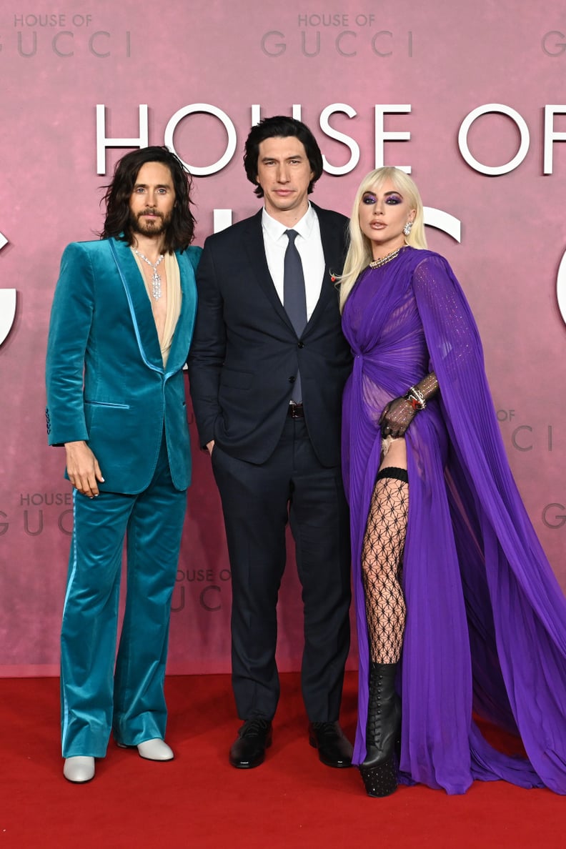 Lady Gaga's Purple Gown at the House of Gucci UK Premiere | POPSUGAR ...