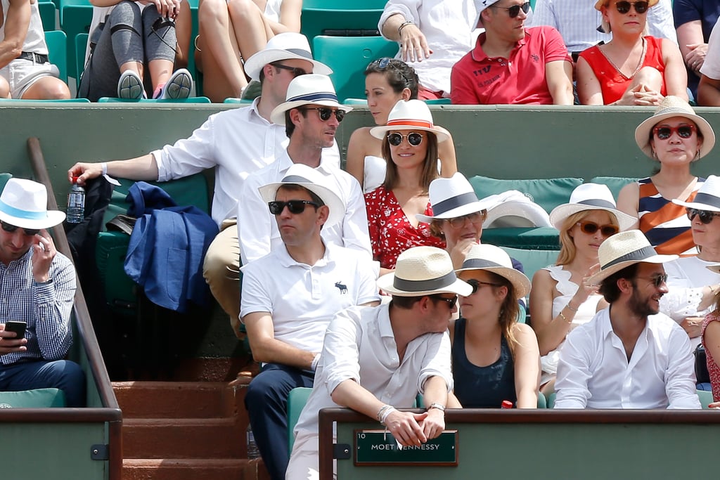 Pippa Middleton and James Matthews at French Open in Paris