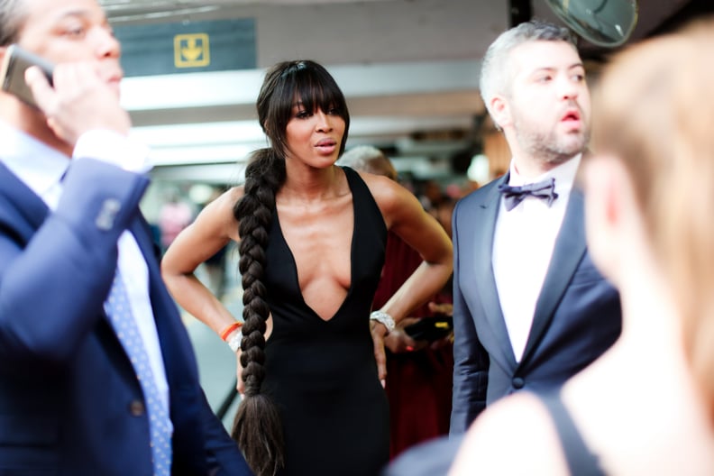Naomi Campbell's Moment of Red Carpet Rest