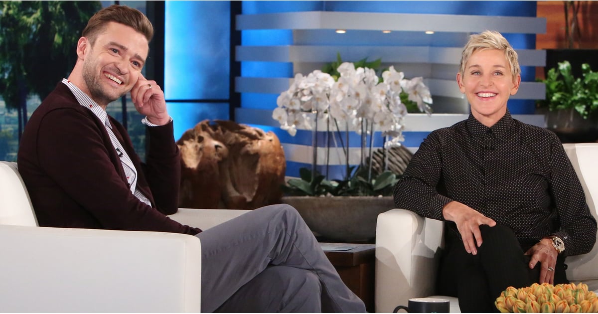 Justin Timberlake on The Ellen DeGeneres Show November 2016 POPSUGAR
