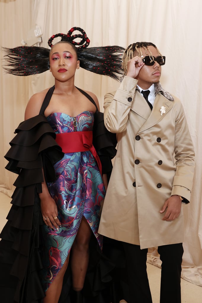 Naomi Osaka and Cordae at the Met Gala 2021