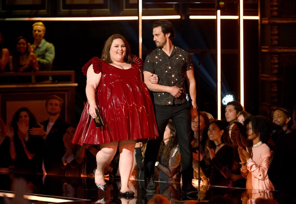 Chrissy Metz Latex Dress at the 2017 MTV Movie and TV Awards