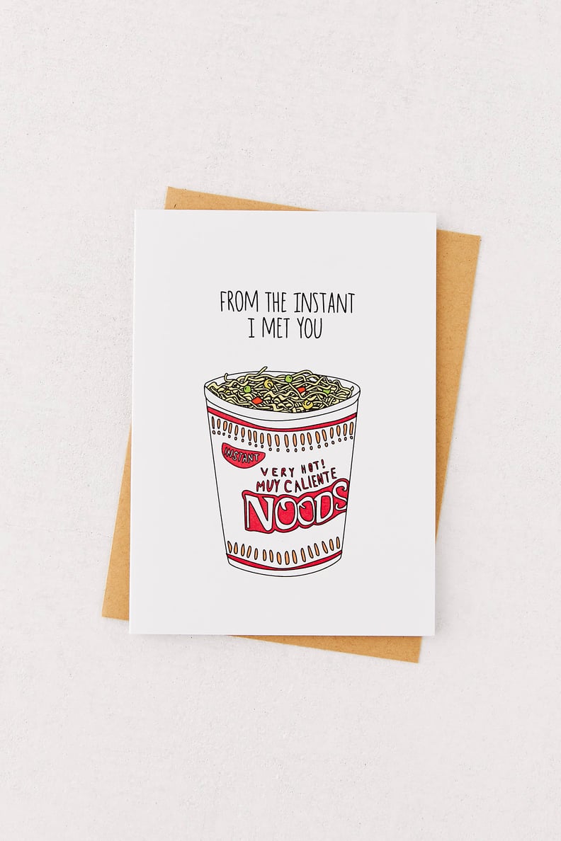 Humdrum Paper Instant I Met Noods Valentine’s Day Card