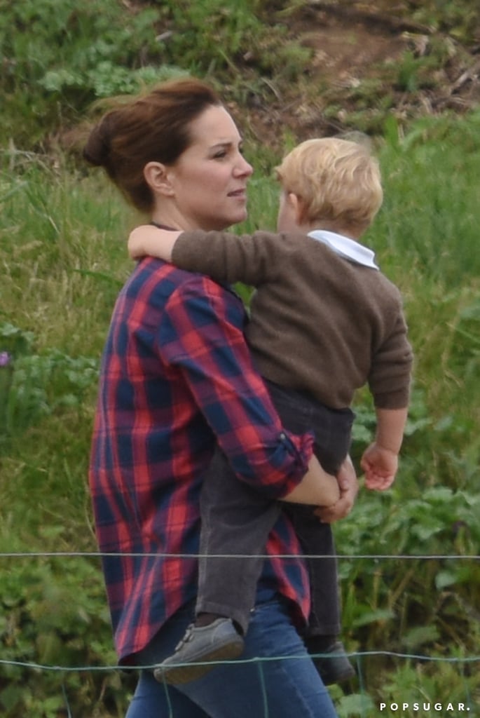 Kate Middleton and Prince George at the Park 2015 Pictures