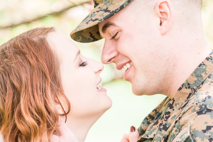 Military Couple Engagement Session In Washington Dc Popsugar Love