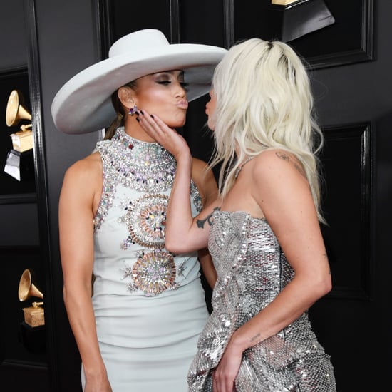Lady Gaga and Jennifer Lopez at the 2019 Grammys