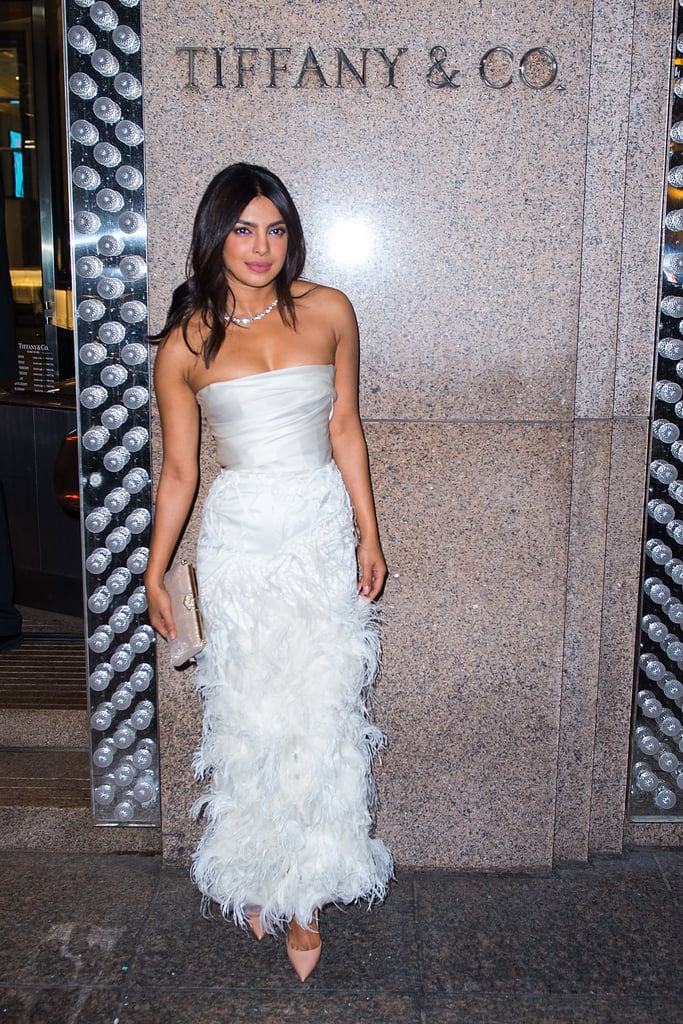 Priyanka Chopra Bridal Shower Dress Marchesa 2018