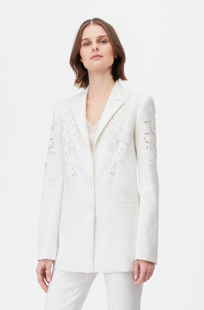 Tailored Eyelet Embroidered Jacket