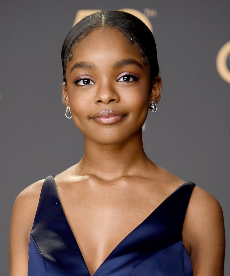 Marsai Martin With a Sleek Bun