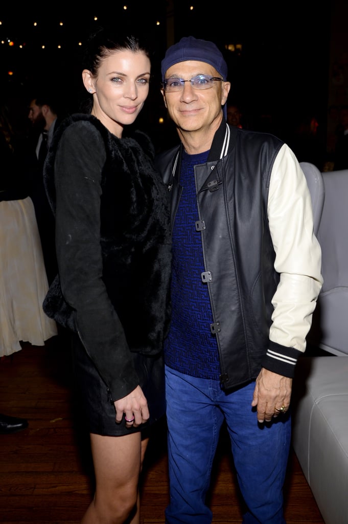 Liberty Ross cozied up to Jimmy Iovine at the Sony Music party.