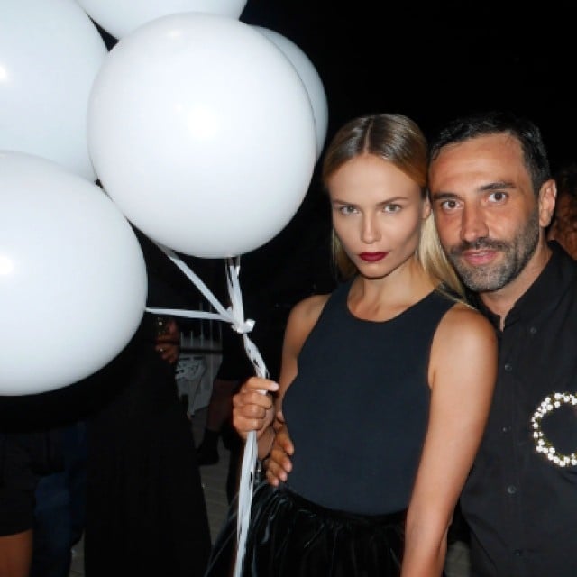 Natasha Poly and Riccardo Tisci