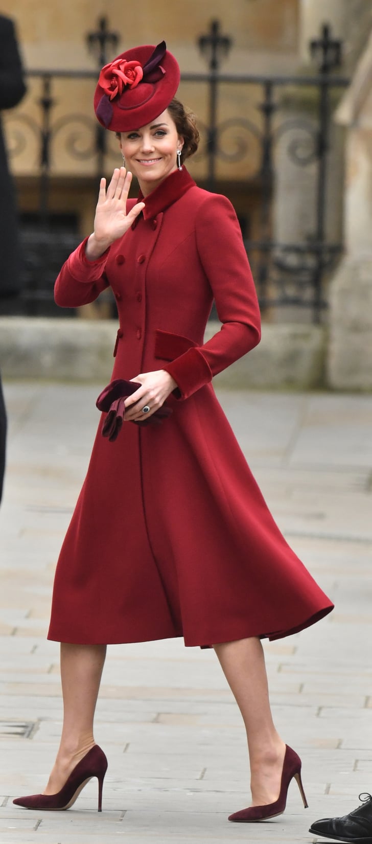 Kate Middleton's Red Outfit at Commonwealth Day | POPSUGAR Fashion