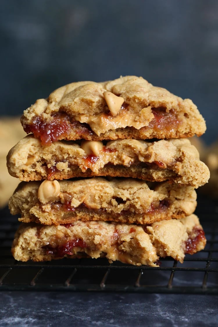 Peanut Butter and Jelly Cookies