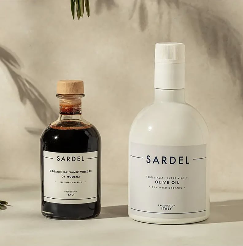 Sardel Organic Balsamic Vinegar & Olive Oil Set