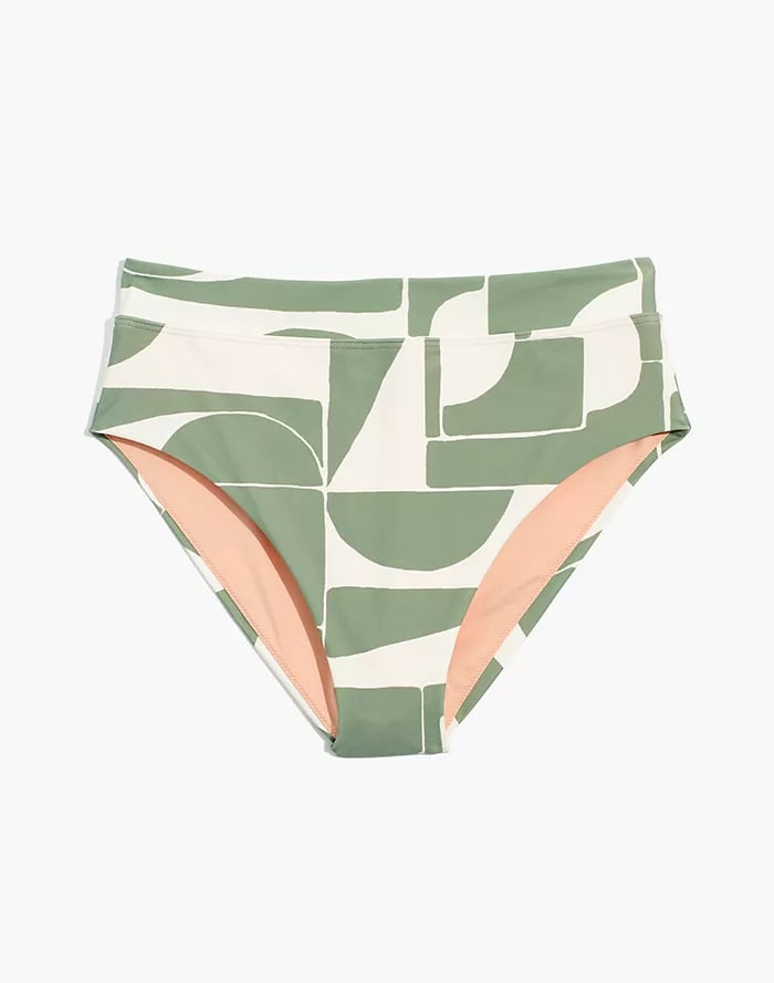 Madewell Second Wave High-Cut Bikini Bottom
