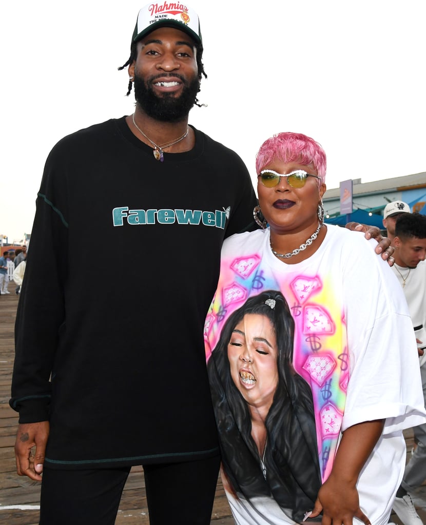 Lizzo Wearing a T-Shirt Dress With Her Face on It