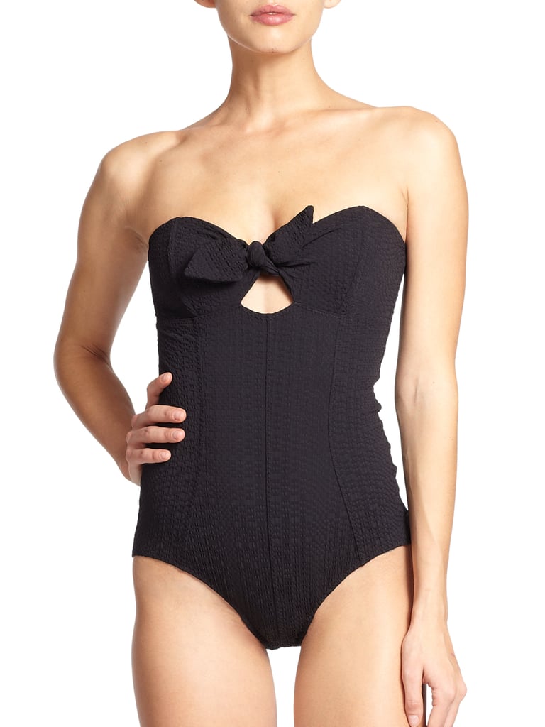 Lisa Marie Fernandez One-Piece Poppy Bandeau Swimsuit