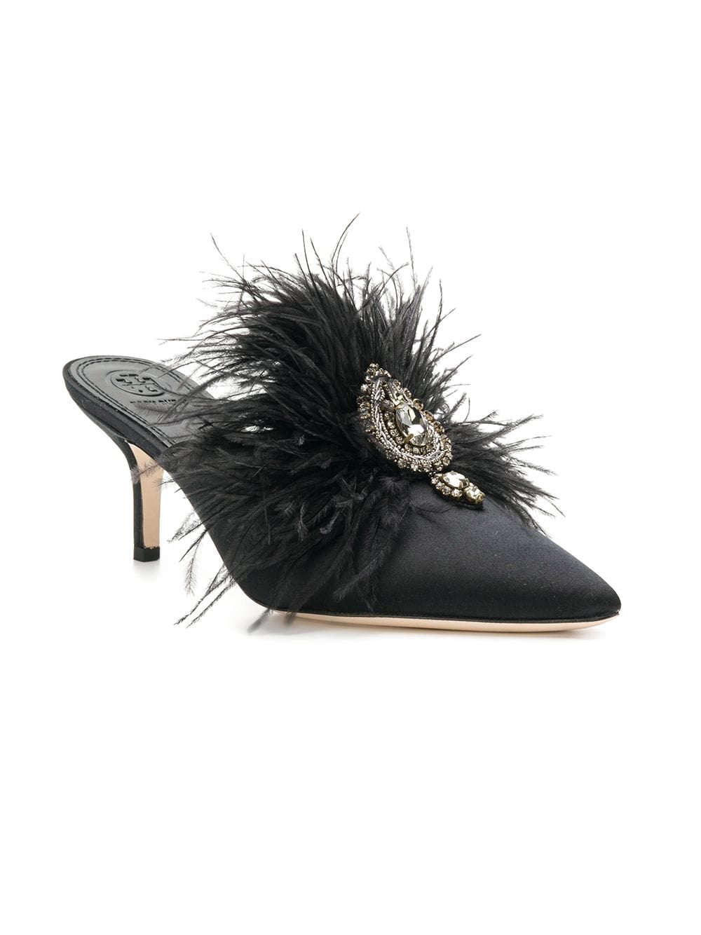 Tory burch feather mules