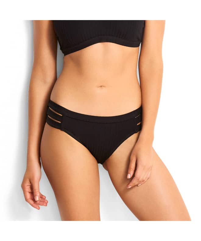 Seafolly Women's Active Multi Strap Hipster Bikini Bottom, Black, 8 :  : Clothing, Shoes & Accessories