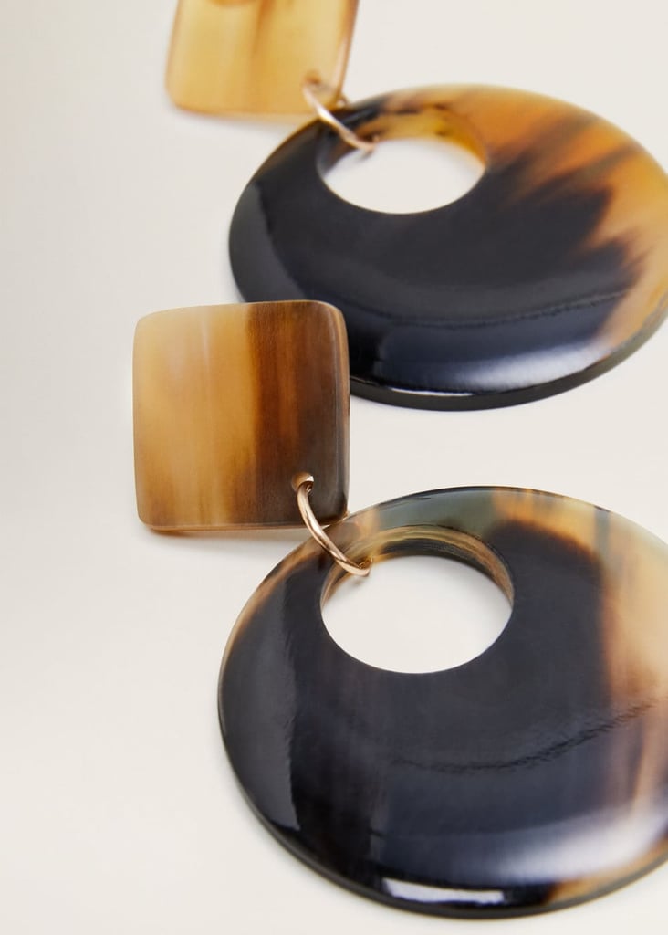 Mango new arrivals tortoiseshell earrings