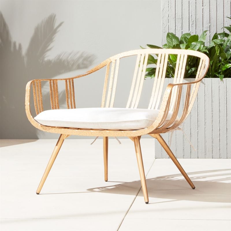 Gala Gold Lounge Chair