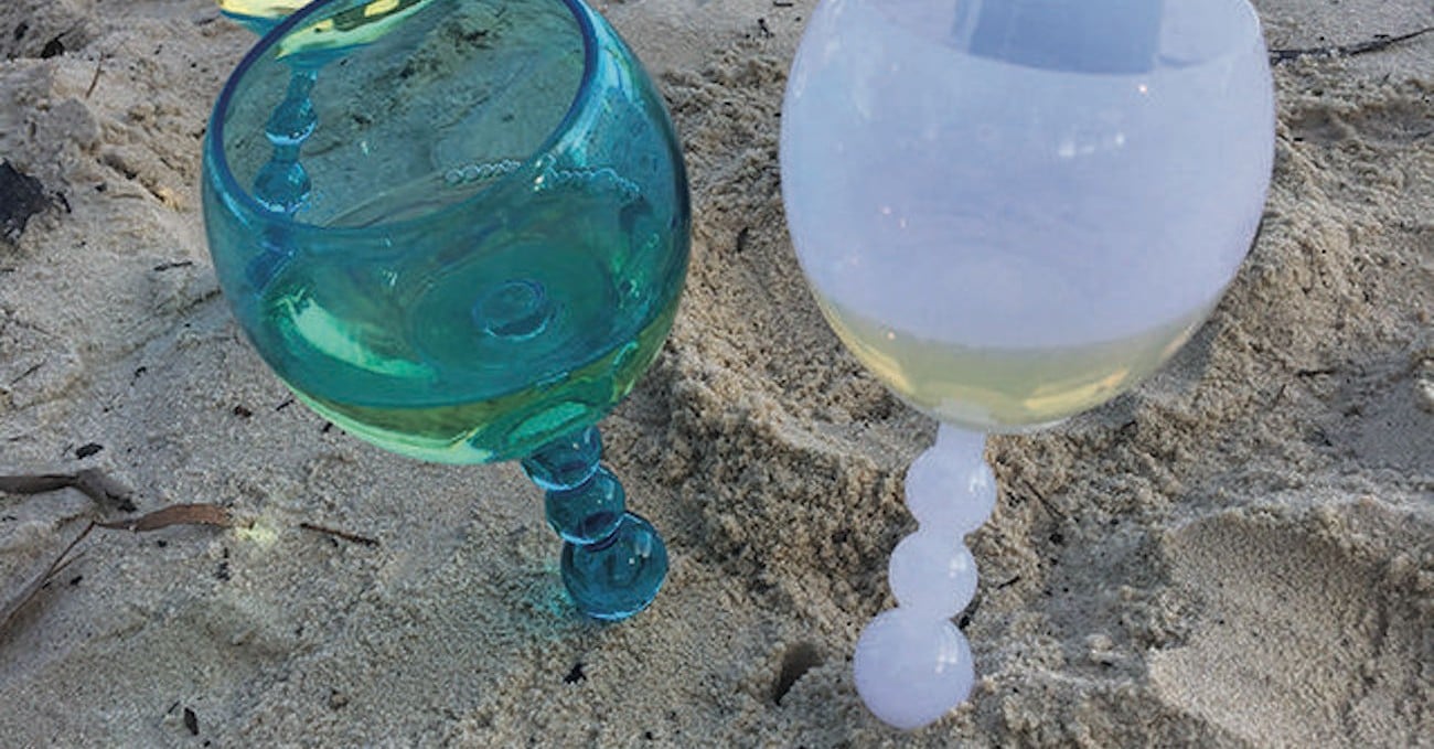 4 New Floating Wine Glasses by Crofton Beach - Pool - Hot Tub -  Shatterproof