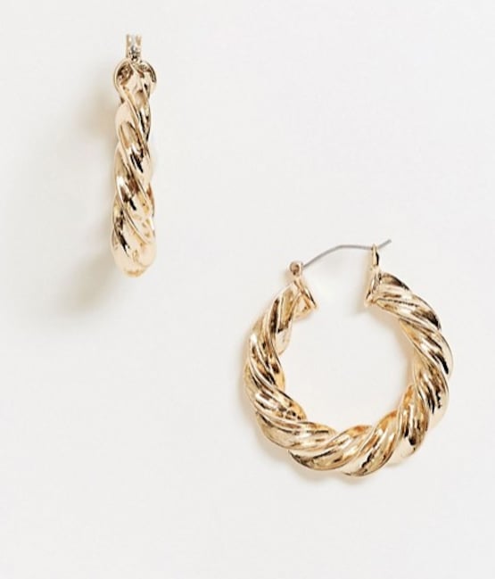 ASOS Twisted Gold Hoops