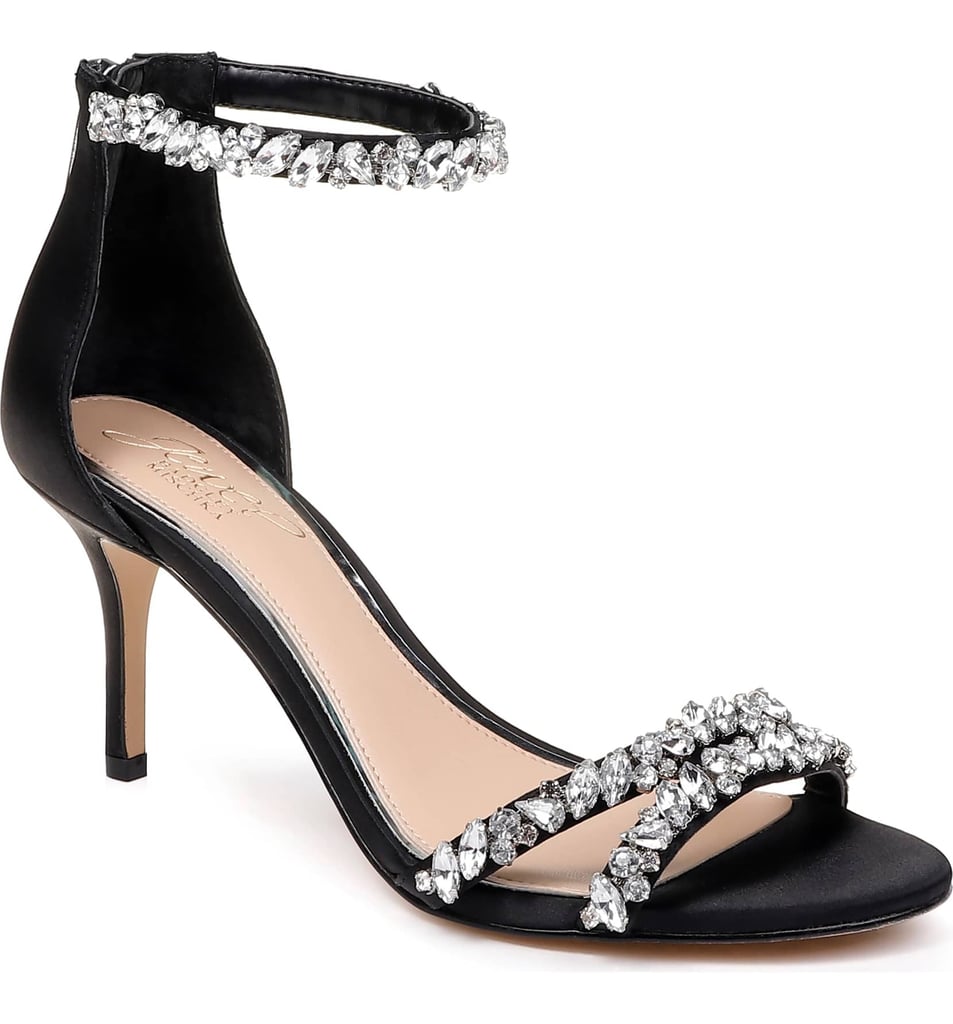 Jewel Badgley Mischka Darlene Embellished Ankle Strap Sandal ...