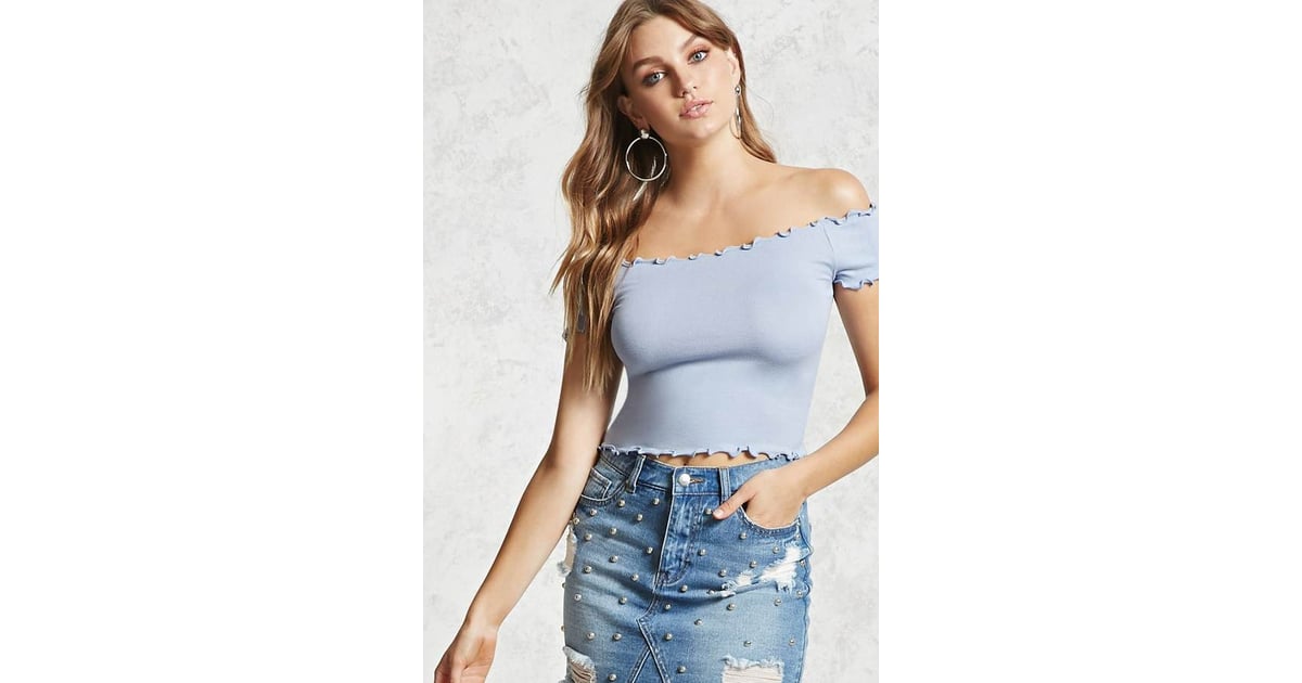 Forever 21 Crop Top Kendall Jenner's Powerpuff Girl Halloween Costume