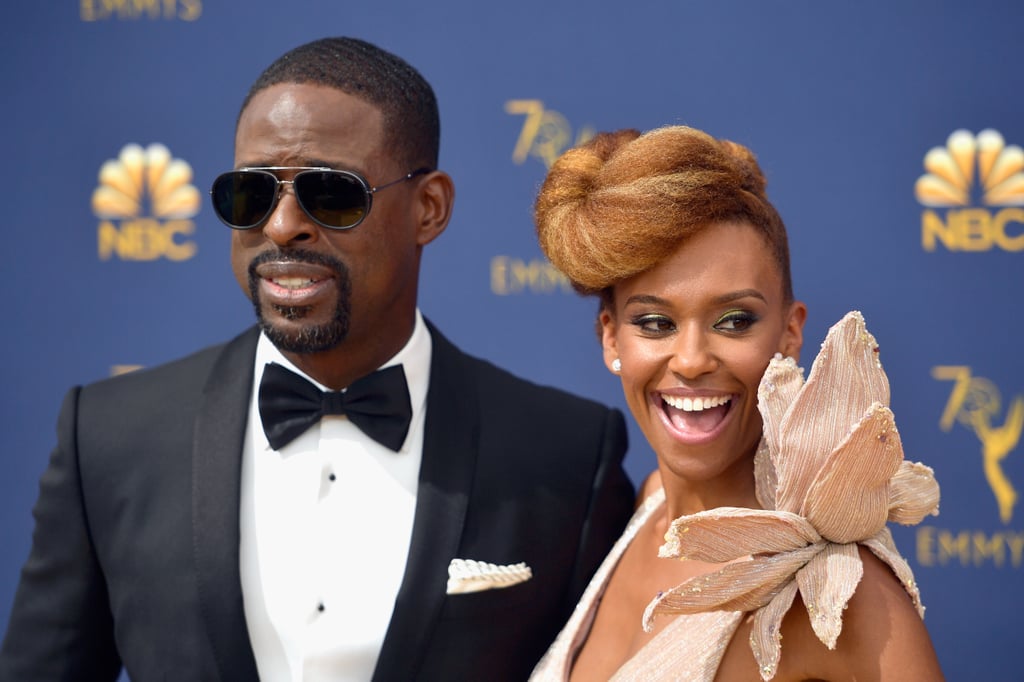 Sterling K. Brown and Ryan Michelle Bathe at the 2018 Emmys