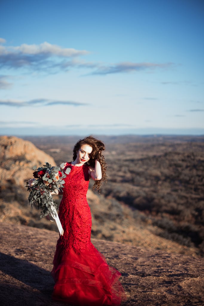 Red Amazon Dress For Engagement Photo Shoot POPSUGAR Love & Sex Photo 27