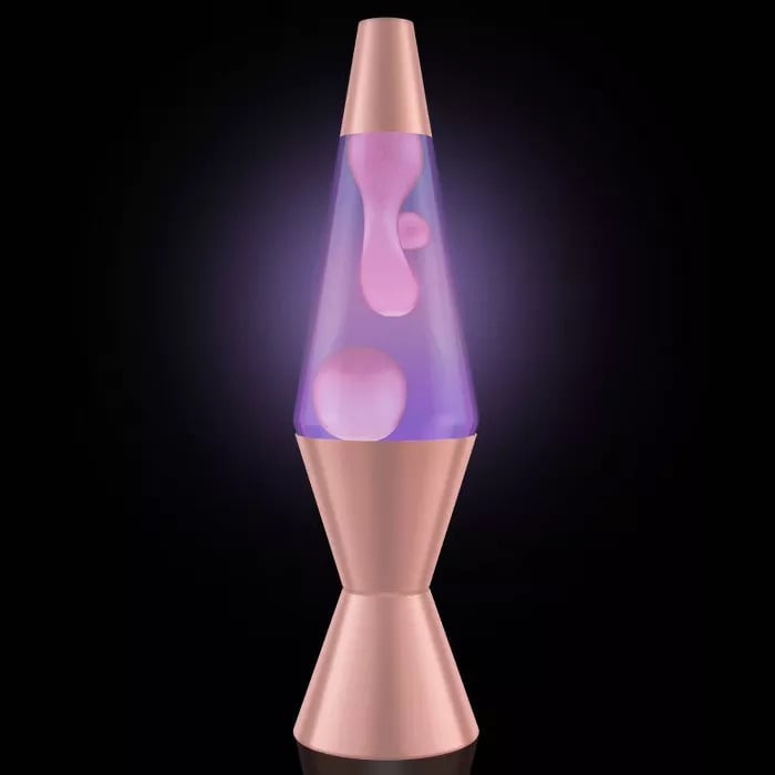 LAVA 14.5" Lava Lamp Rose Gold