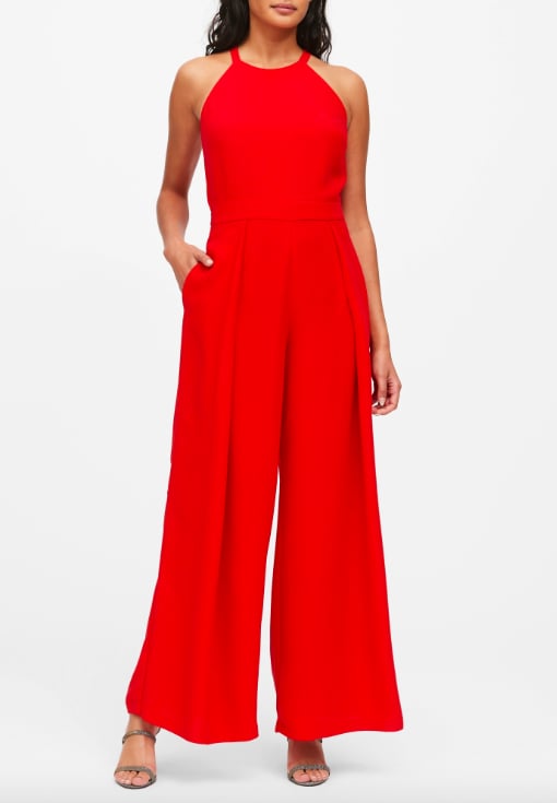 Halter Wide-Leg Jumpsuit