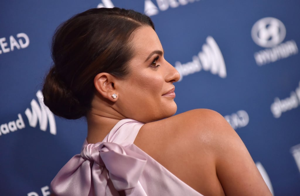 Lea Michele Dress At The Glaad Media Awards 2019 Popsugar Fashion 