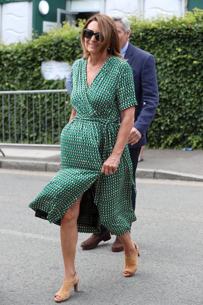 Carole Middleton's Green Dress at Wimbledon 2019