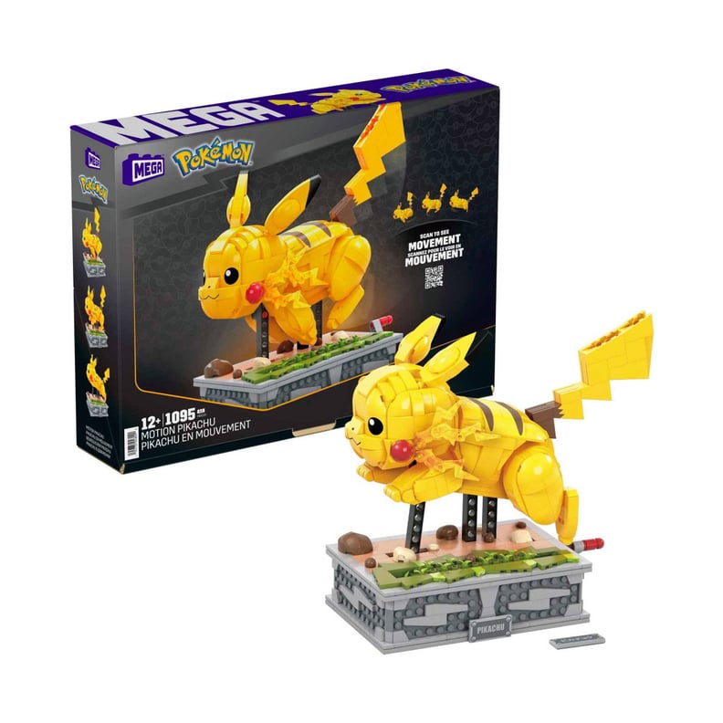 For Pikachu Fans: Mega Pokémon Motion Pikachu Mechanized Building Set