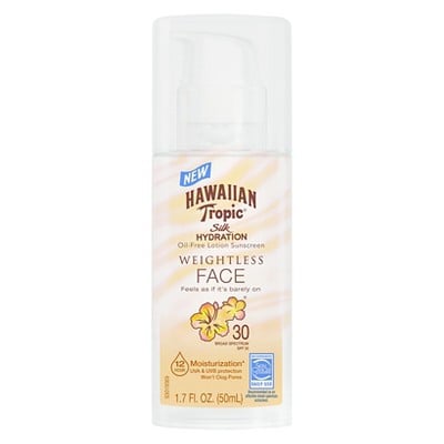 Hawaiian Tropic Silk Hydration Weightless Face Sunscreen