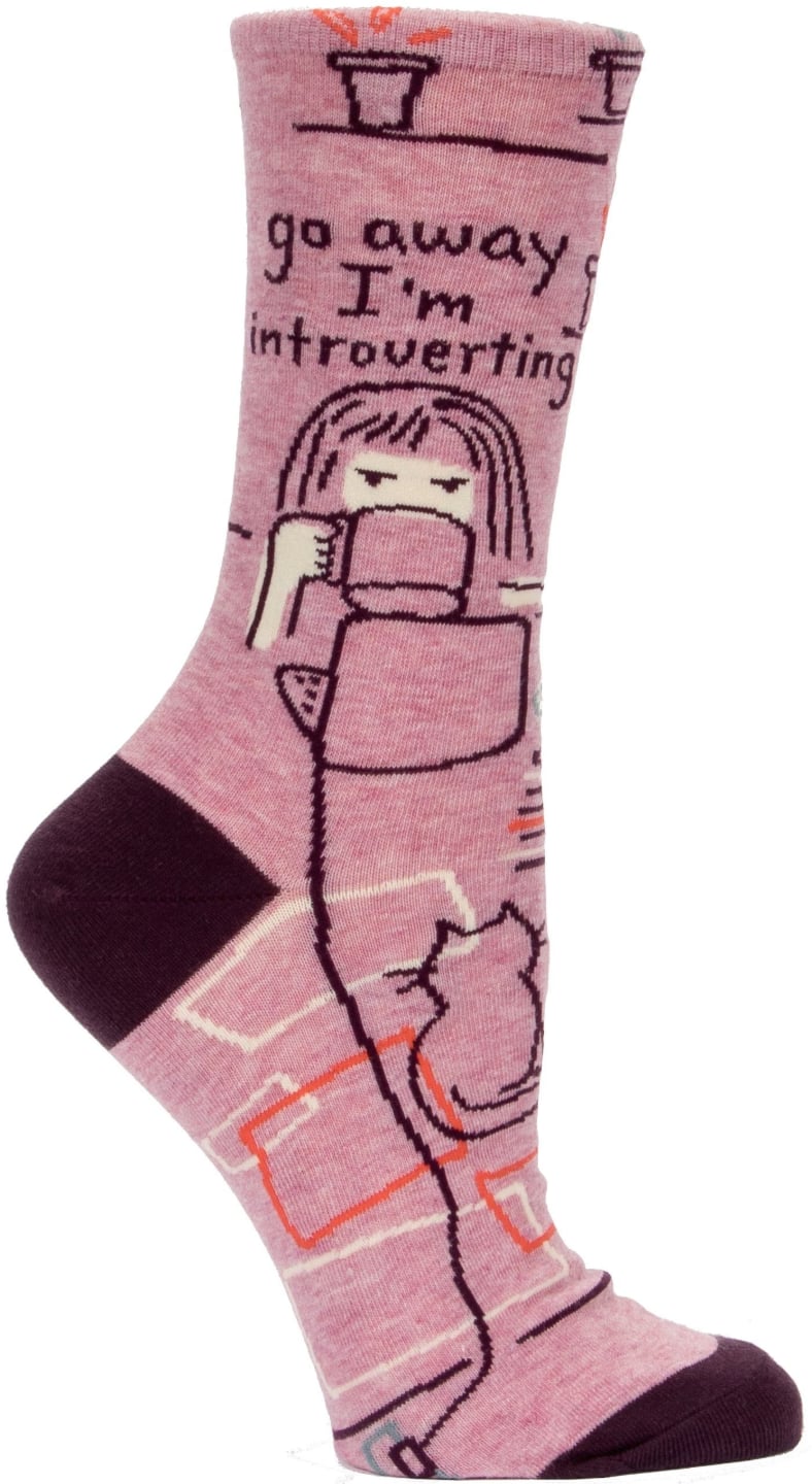 "Go Away I'm Introverting" Socks