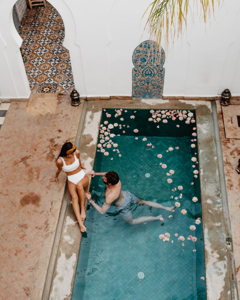 Sexy Moroccan Pool Couples Photo Shoot