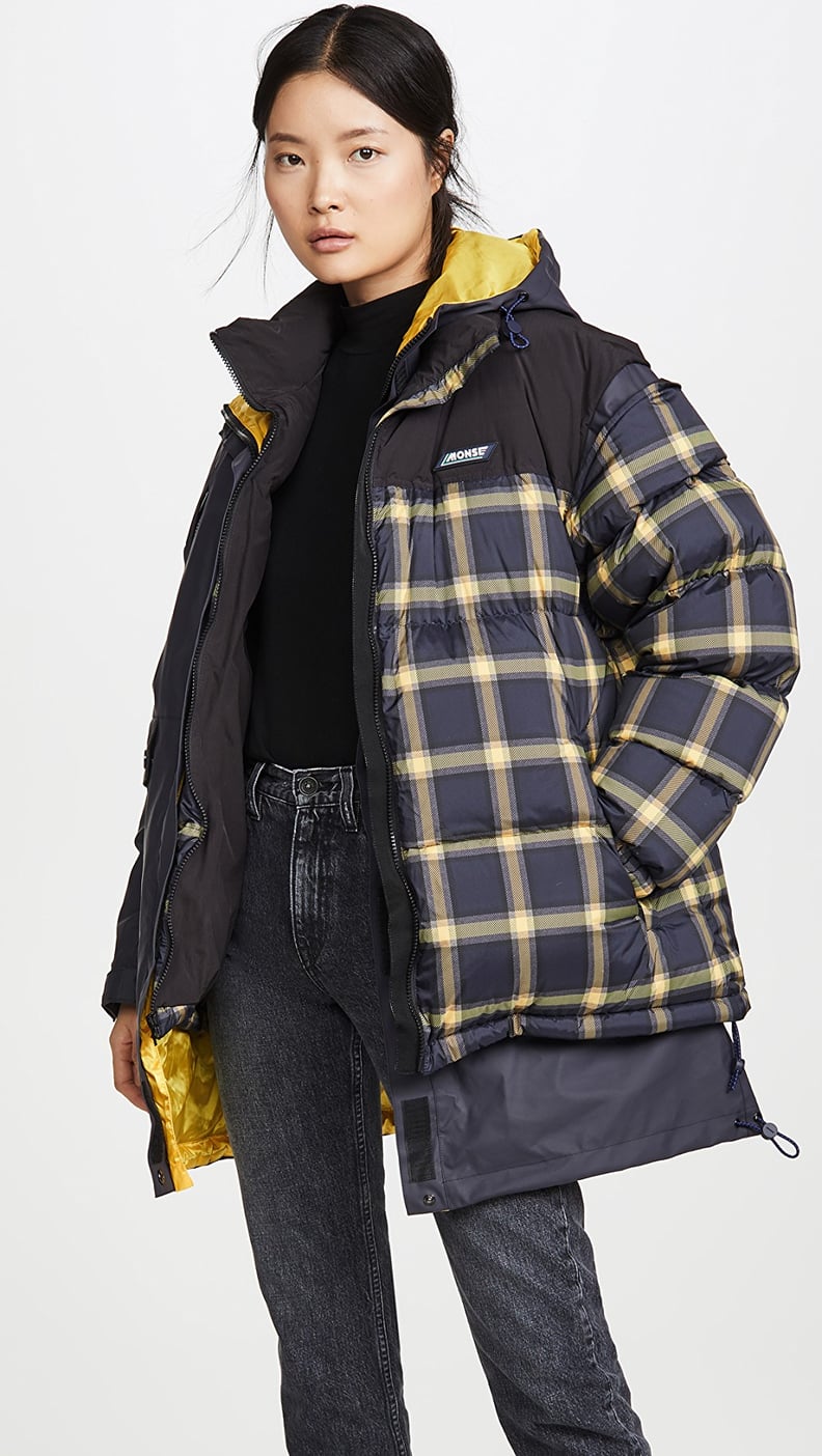 Monse Plaid Puffer