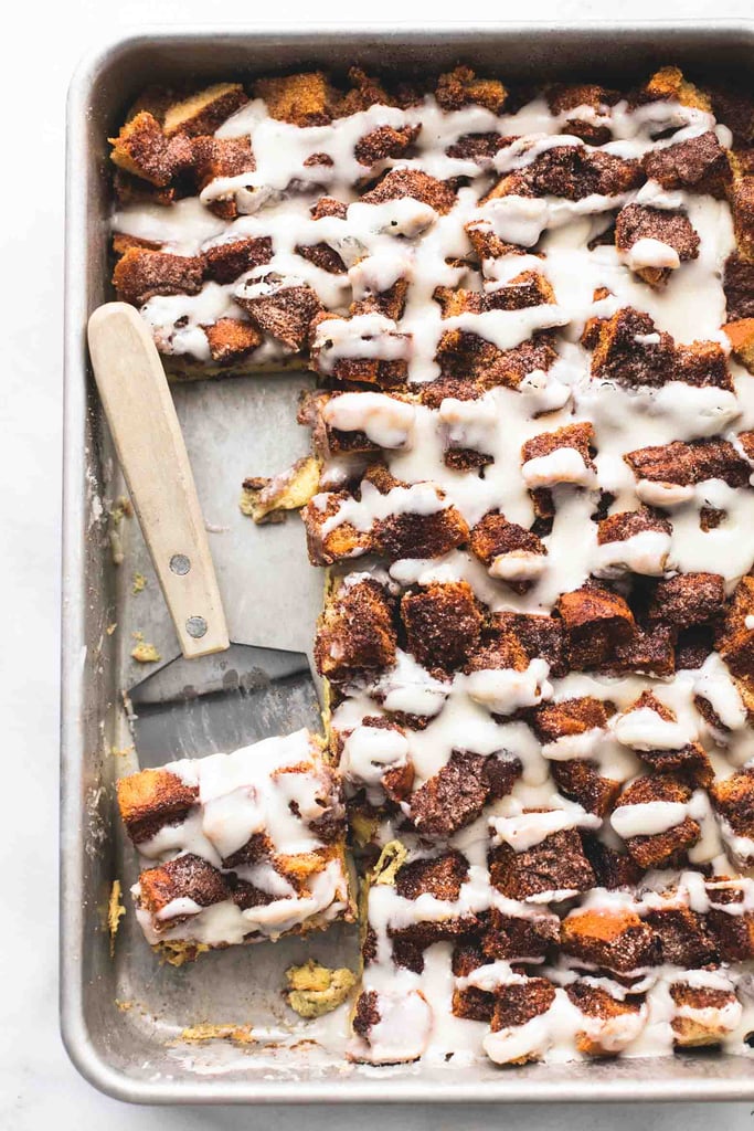 Overnight Cinnamon Roll French Toast Casserole