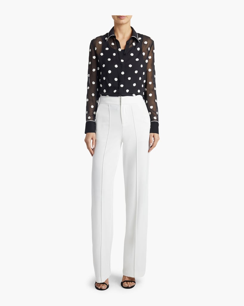 Alice and Olivia Dylan High-Waist Pants