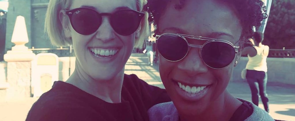 Samira Wiley and Lauren Morelli at Disneyland March 2017