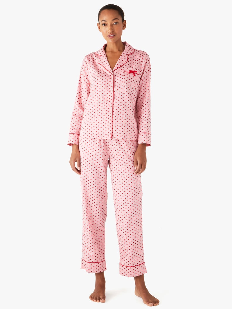 Mini Hearts Long PJ Set