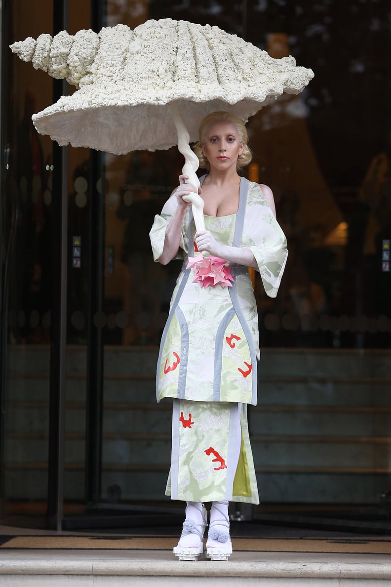 Lady Gaga in Geisha Costume For Halloween 2013