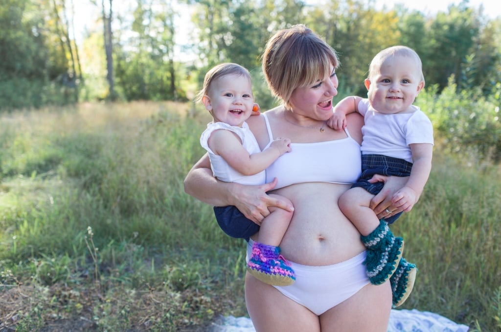 "Growing up I always struggled with body image. Then in my early adulthood I was always just trying to get back to the body I had 3 . . . 5  . . . 9 years ago. When I was pregnant, I truly and utterly started to love my body. What it was growing inside made me realise how beautiful it was on the outside." — Jessica