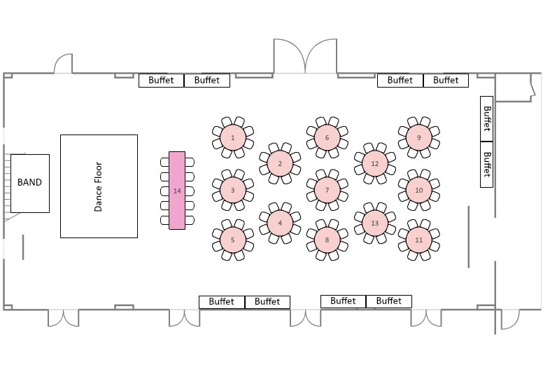 If you’re hosting a formal wedding reception and want to stick to assigned seating, you can still spice things up. Consider using unique place cards or displaying a seating chart at the entrance to your party. You could even make use of technology by projecting guests' names and table numbers onto a large-screen monitor (you can inquire about this option with your venue or DJ/entertainment company). Regardless of what you choose, keep in mind that the style of your reception seating should work well within your venue and reflect the feeling that you wish to evoke.
More articles by Bridal Guide:

16 Fun Ideas For Your Wedding Card Box
40 Ways to Decorate Your Ceremony Aisle
How to Bring the Outside in at Your Wedding
15 Weddings That Reignited Our Love of Mason Jars